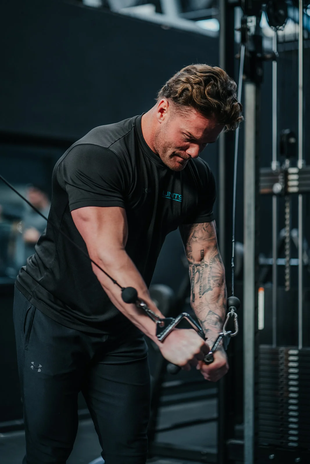 Functional training equipment and kettlebell exercises at Unit 9 Gym Neath Wales